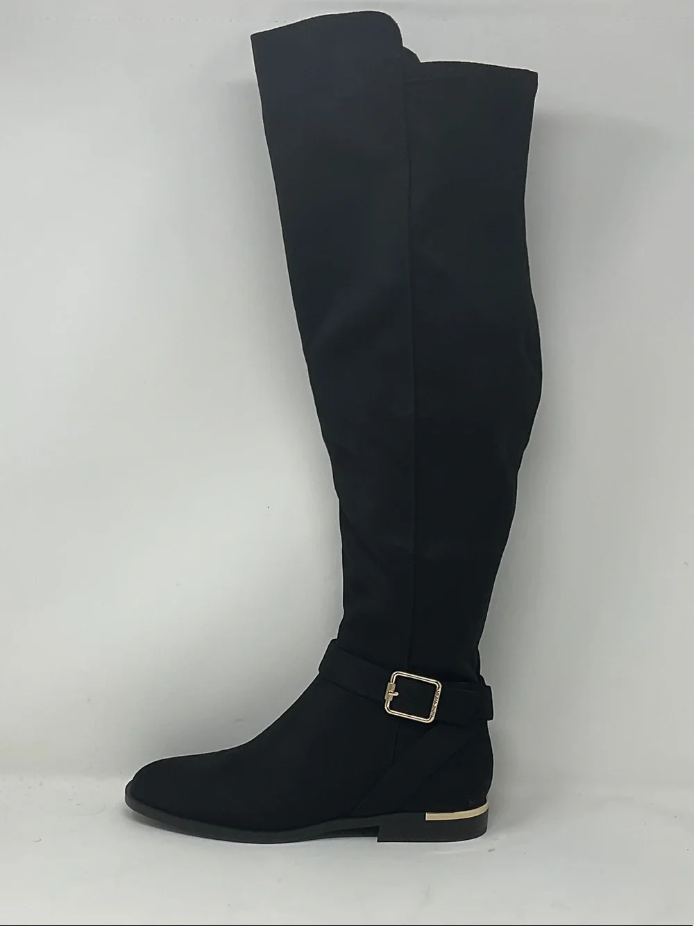 Nine West Black Over-the-Knee Buckle Boots